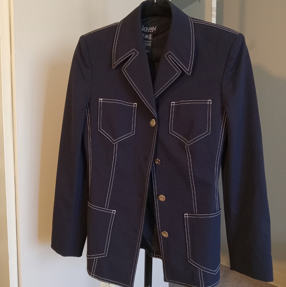 Laurèl Jeans Dark Blue Blazer